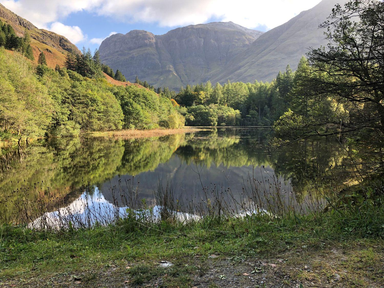 Hiking the scottish highlands