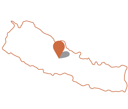 Nepal map - Hiking in Annapurna