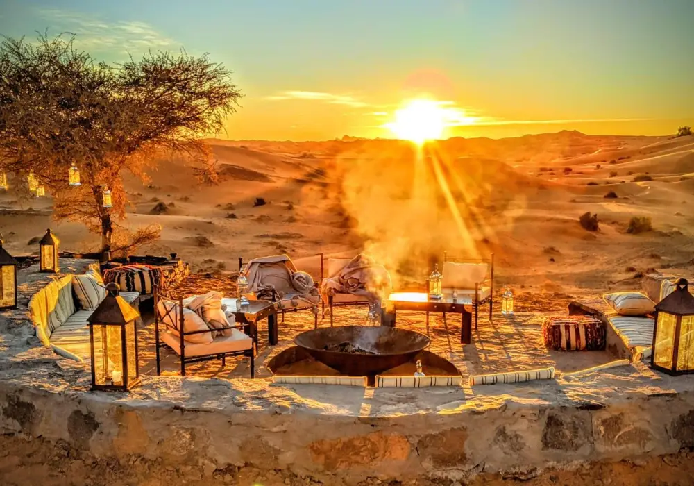 Merzouga Luxury Desert Camp, Merzouga, Magic of Morocco Walk, Guided by Nature